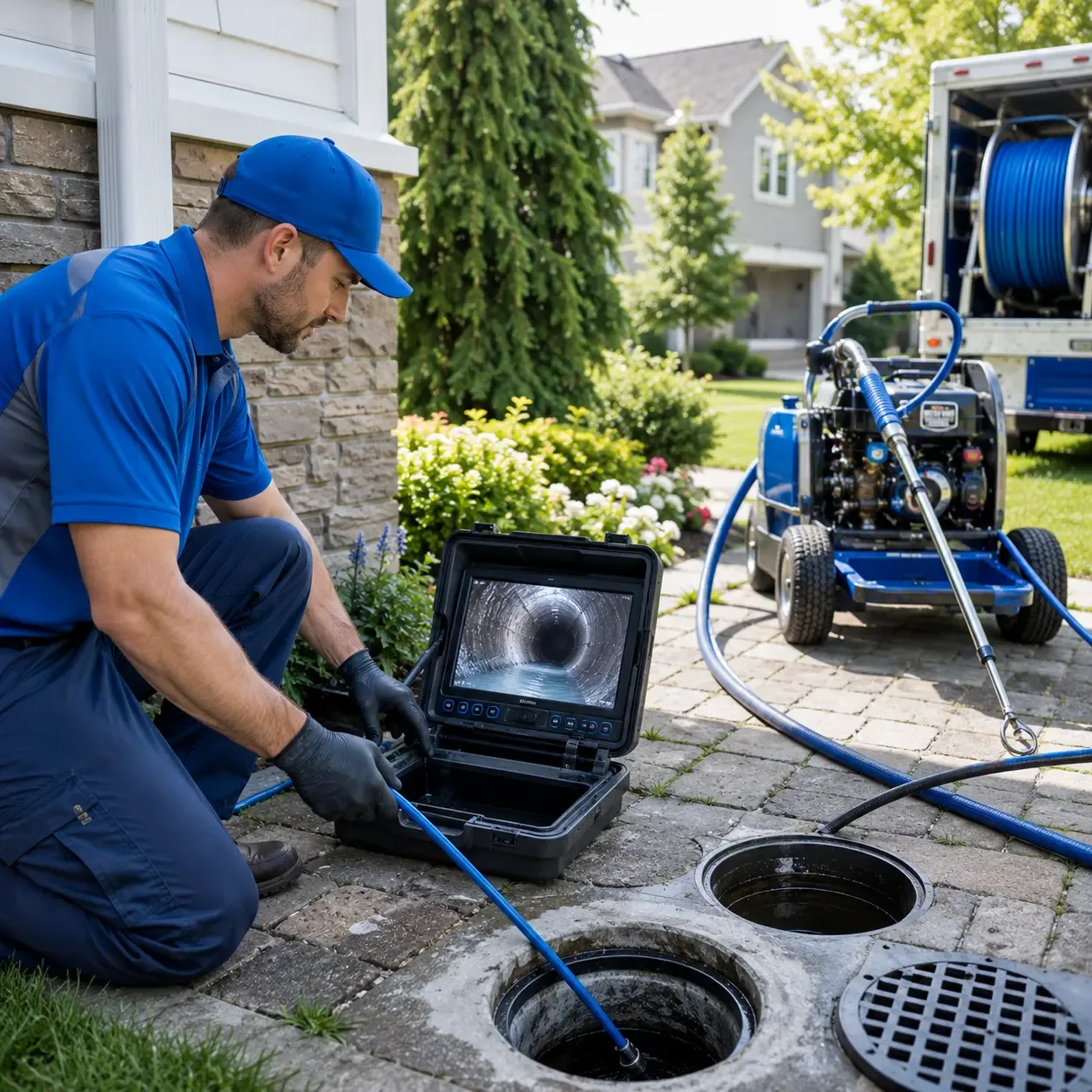 Outdoor drain cleaning professionals serving Hambleton, WV